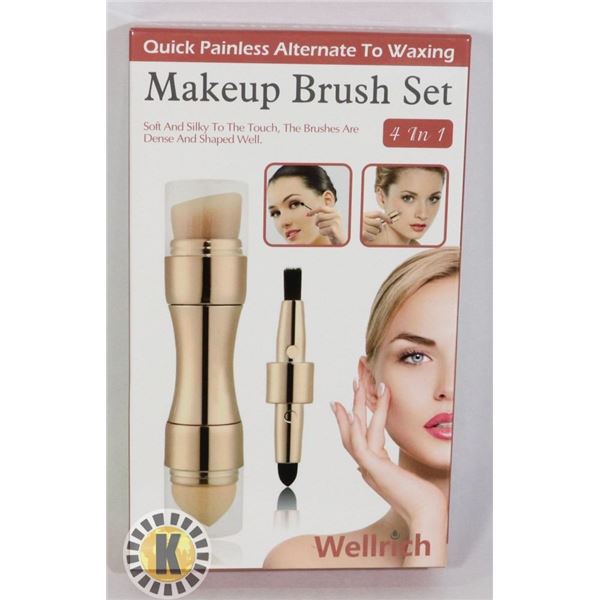 NEW 4 IN 1 MAKEUP BRUSH SET