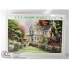 Image 1 : 1000PC COTTAGE IN THE WOODS PUZZLE