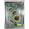 Image 1 : STAINED GLASS SUNFLOWER WINDOW SUN CATCHER