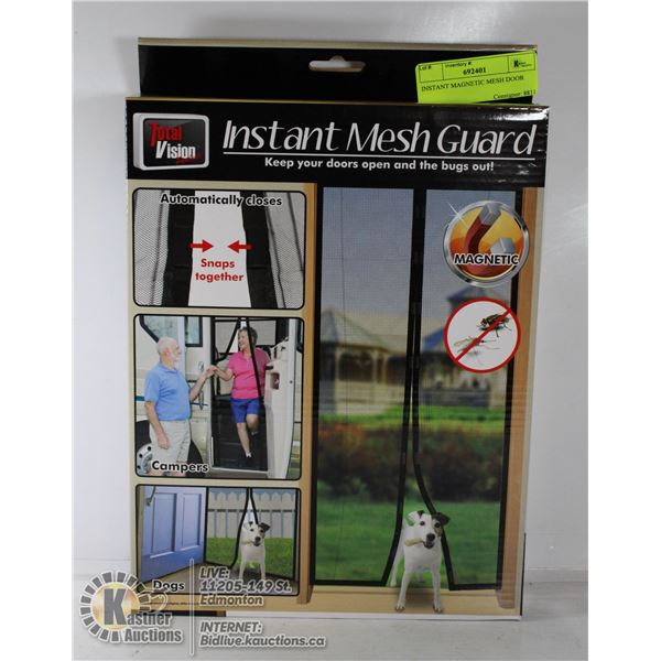 INSTANT MAGNETIC MESH DOOR