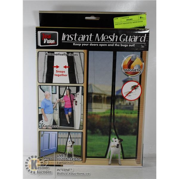 INSTANT MAGNETIC MESH DOOR
