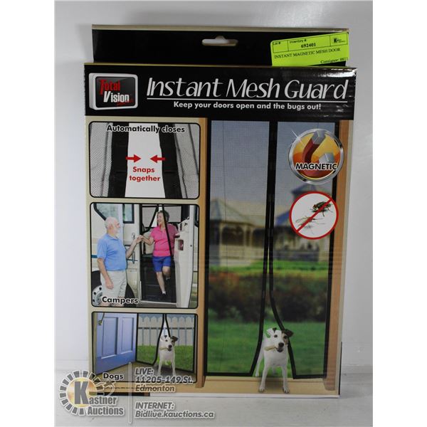 INSTANT MAGNETIC MESH DOOR