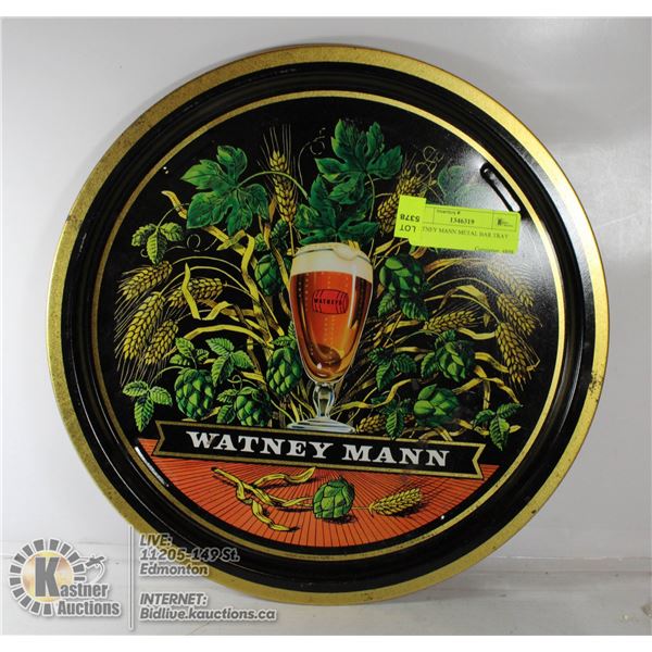 WATNEY MANN METAL BAR TRAY