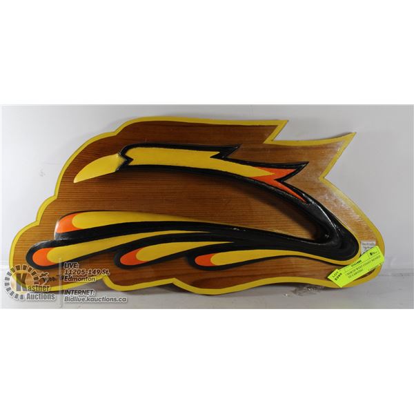 LARGE NORTH WEST COAST SIGNED TED TREE CARVING