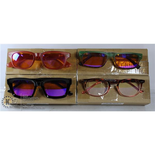 LOT OF 3 TRANSITIONAL READING GLASSES. +1