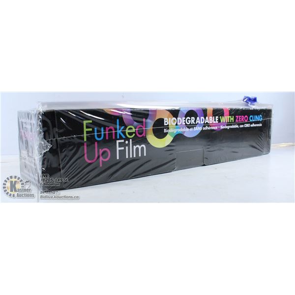 FUNKED UP FILM BIODEGRADEABLE TRANSPARENT FILM FOR