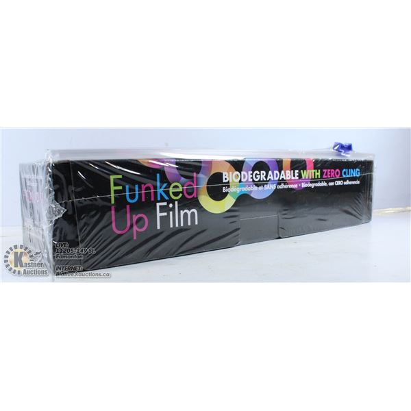 FUNKED UP FILM BIODEGRADEABLE TRANSPARENT FILM FOR