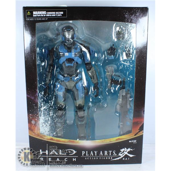 NEW HALO REACH PLAYARTS NO.6 KAT FIGURE