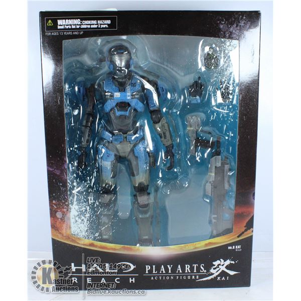 NEW HALO REACH PLAYARTS NO.6 KAT FIGURE