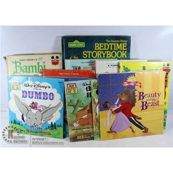 BOX OF VINTAGE DISNEY BOOKS INCLUDING