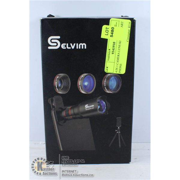 4 IN 1 CAMERA LENS KIT FOR SMART PHONE