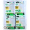 Image 1 : 4 LED 65 WATT  LIGHT BULBS