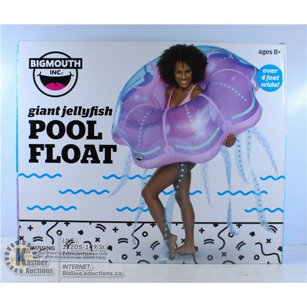 GIANT JELLY FISH POOL FLOAT.