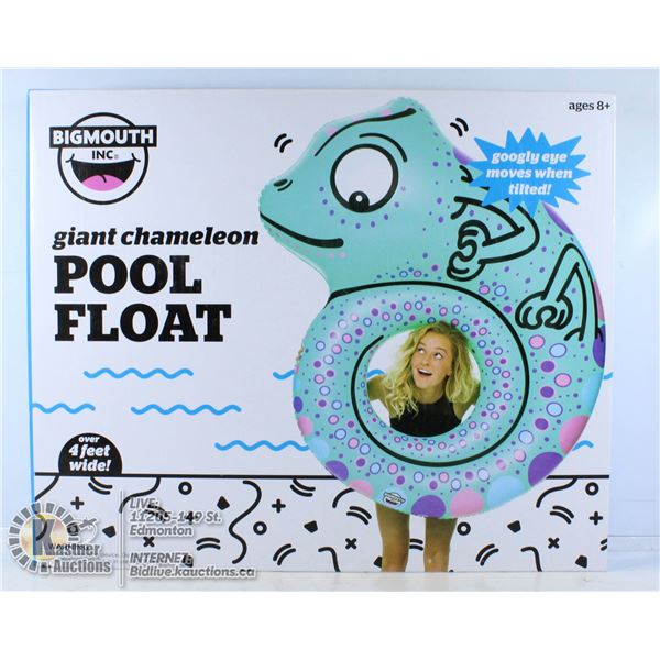 GIANT CHAMELEON FISH POOL FLOAT.