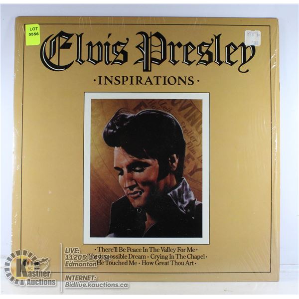 ELVIS PRESLEY INSPIRATIONS VINYL LP.
