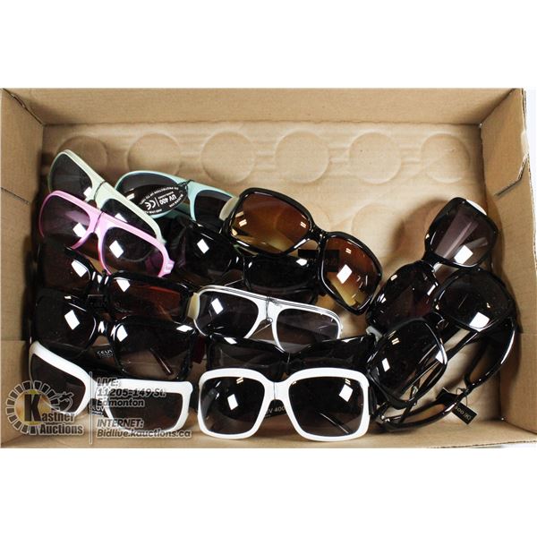FLAT OF DESIGNER STYLE SUNGLASSES