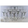 Image 1 : LOT OF 5 CRYSTAL JESUS ON CROSS. LIGHTS UP.