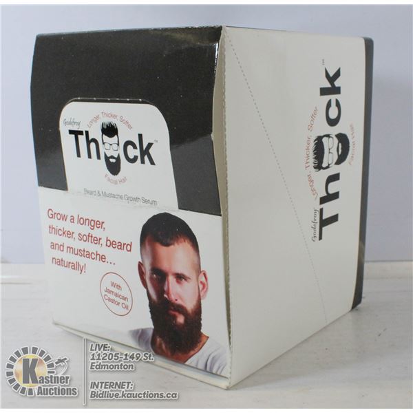 BOX OF 5 THICK BEARD AND MUSTACH GROWTH SERUM
