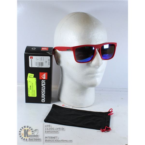 PAIR OF NEW QUICKSILVER SUNGLASSES