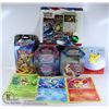 Image 1 : POKEMON TRADING CARDS-SEALED TIN, SEALED STARTER