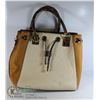 Image 1 : ALDO MIXED BROWNS AND CREAM HANDBAG