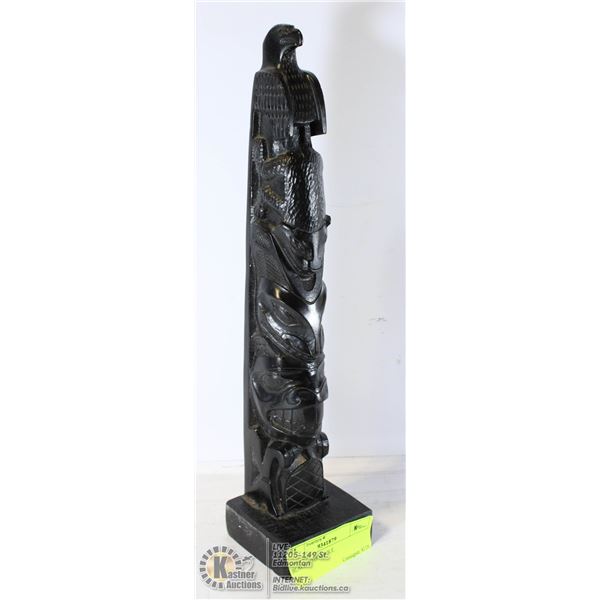 BLACK TOTEM POLE
