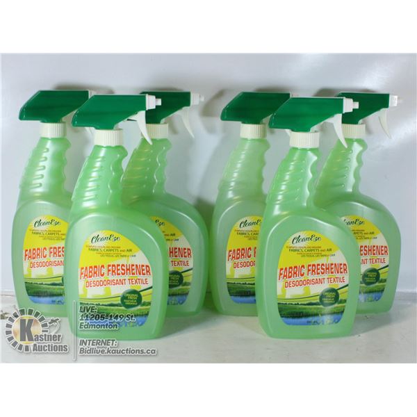 BOX OF 6 FABRIC FRESHENERS.