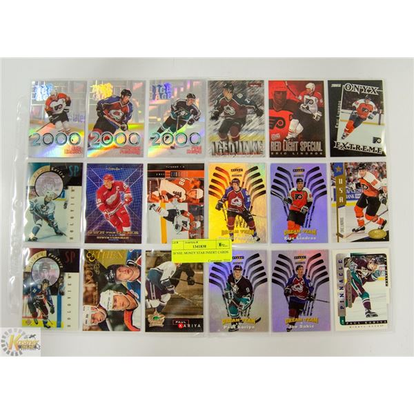 18 NHL MONEY STAR INSERT CARDS