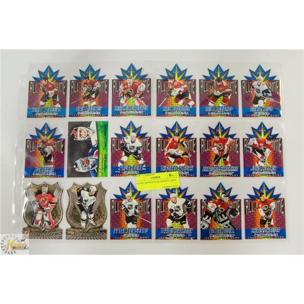 18 NHL MONEY STAR INSERT CARDS