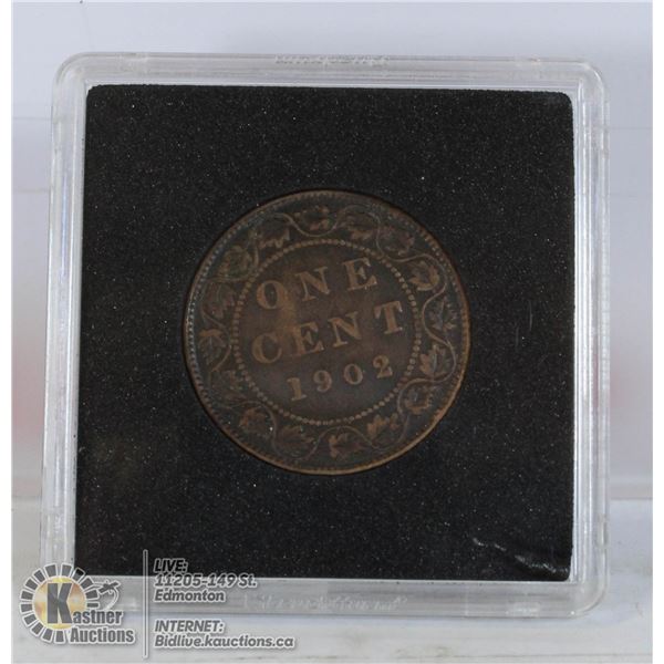 1902 EDWARDIAN CANADA LARGE CENT