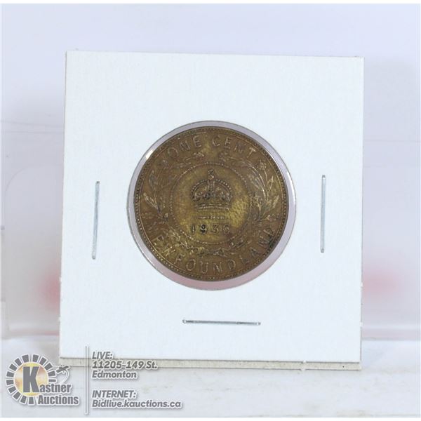1936 NEWFOUNDLAND LARGE CENT