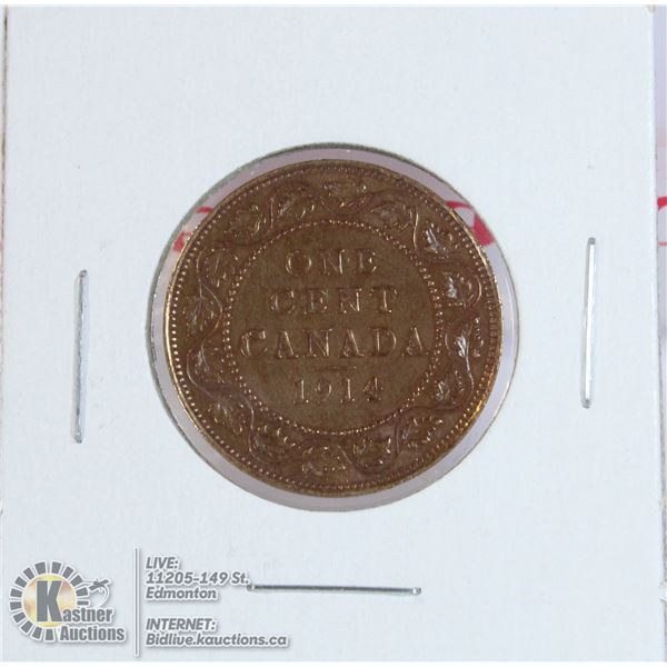 1914 GEORGE V CANADA LARGE CENT