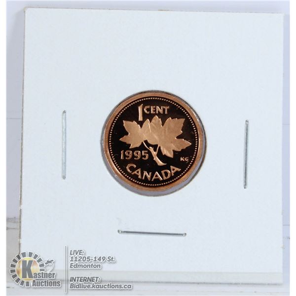 1995 PROOF CANADA SMALL CENT