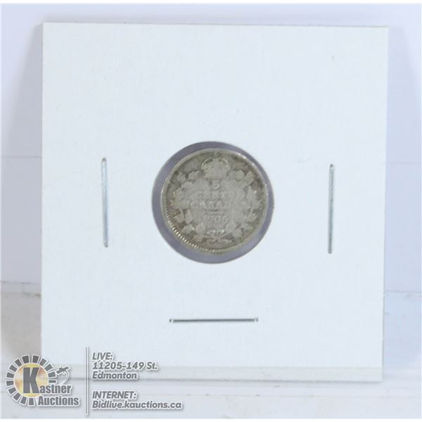 1906 EDWARDIAN CANADA SILVER "FISHSCALE"