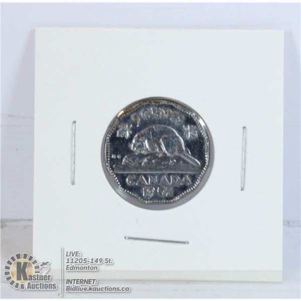 1952 HIGH GRADE CANADA 5 CENT