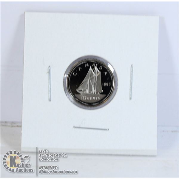 1995 PROOF CANADA 10 CENT COIN