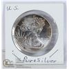 Image 1 : 1/2 OZ .999 PURE SILVER WALKING LIBERTY ROUND
