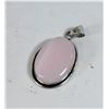 Image 1 : #165- NATURAL PINK ROSE QUARTZ PENDANT