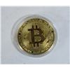 Image 1 : GOLD PLATED BIT COIN IN PROTECTIVE CASE.