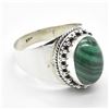 Image 1 : EC76 SILVER MELAKITE RING
