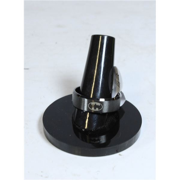 MENS "BATMAN" SIZE 11 RING 316L