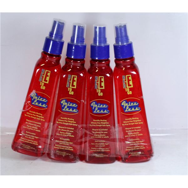 LOT OF 4 RED-E TO GO FRIZZ-LESS HUMIDITY BLOCKING
