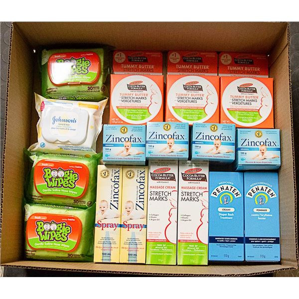 FLAT LOT OF BABY AND MOTHER PRODUCTS