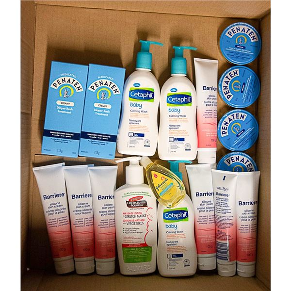 FLAT LOT OF BABY AND MOTHER PRODUCTS
