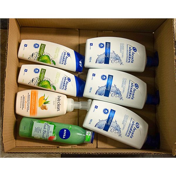 FLAT LOT OF HAIR CARE PRODUCTS