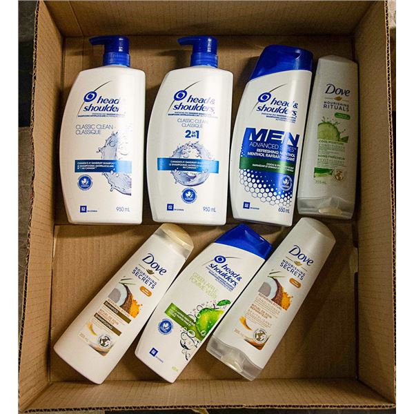 FLAT LOT OF HAIR CARE PRODUCTS