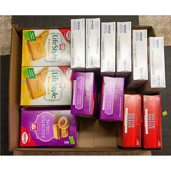 FLAT LOT OF VARIOUS COOKIES