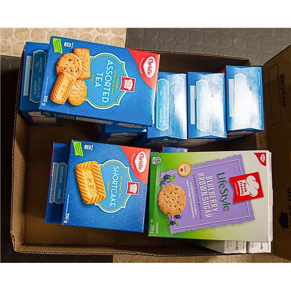 FLAT LOT OF VARIOUS COOKIES