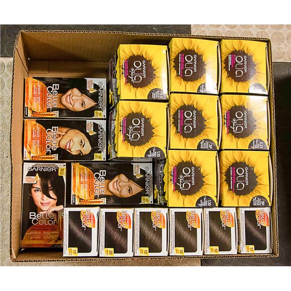 FLAT LOT OF BRAND NAME HAIR DYE
