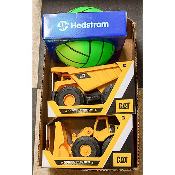 FLAT OF BRAND NAME TOYS